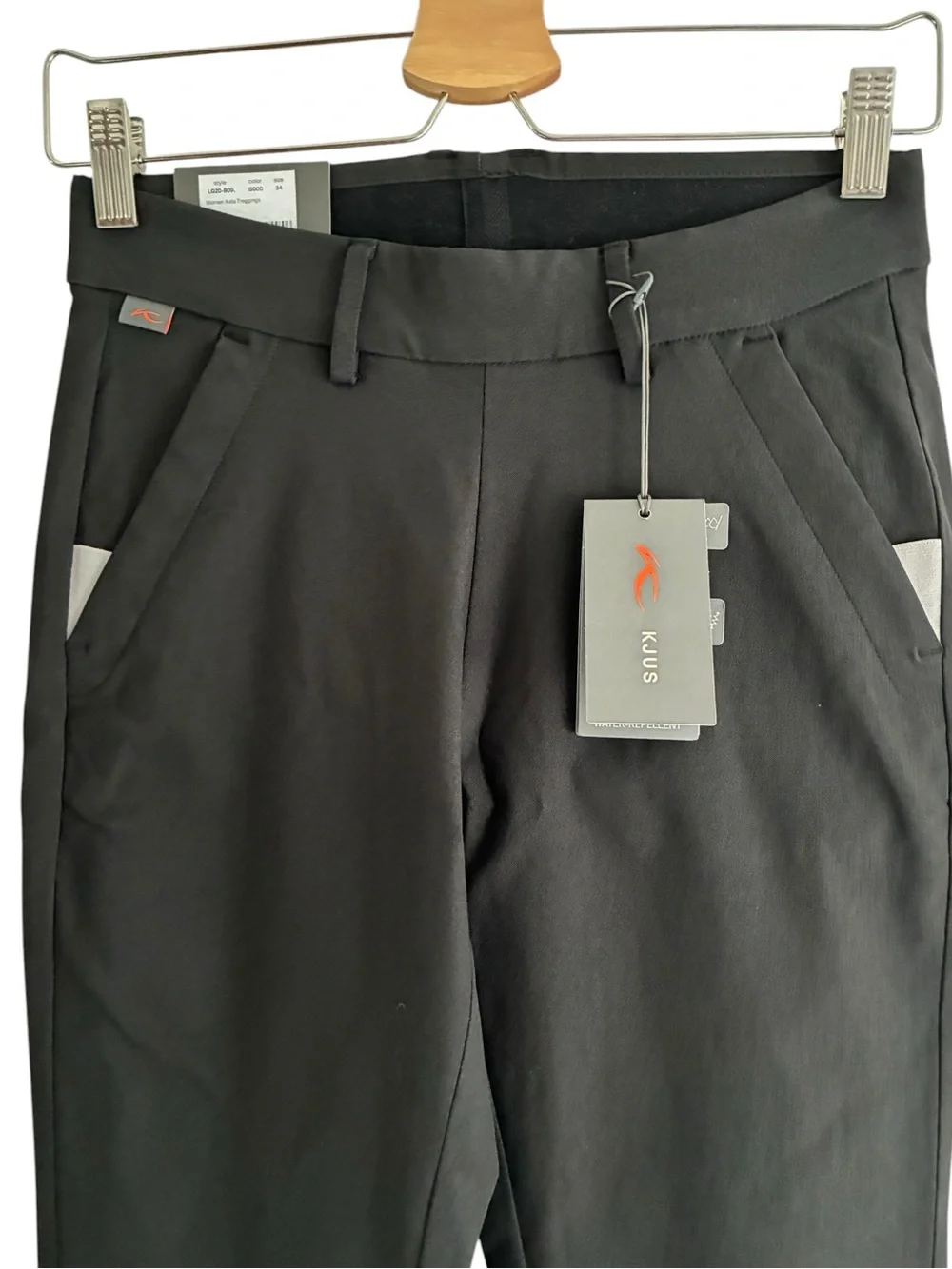 KJUS Ikala Treggings Black Stretch Golf Pants Size US 4 NWT